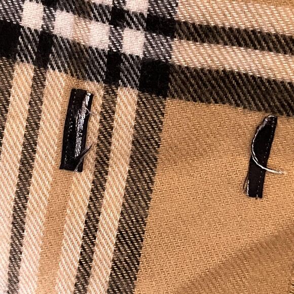 Dillards Plaid Scarf Lot Womens Acrylic Fringe Wrap Red Pink Tan Cream Germany - Picture 9 of 11